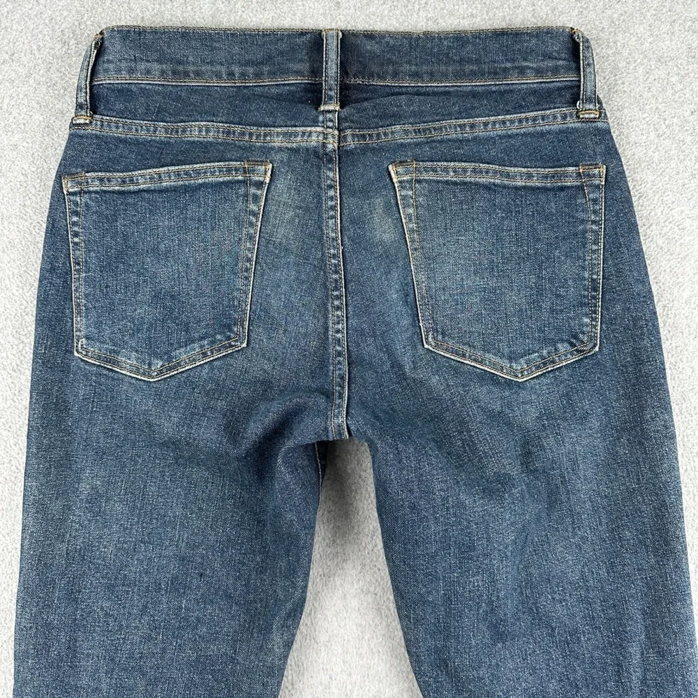 J. Crew Jeans Mens 29x32 Blue 250 Skinny‎ Stretch Denim Every Stitch Considered